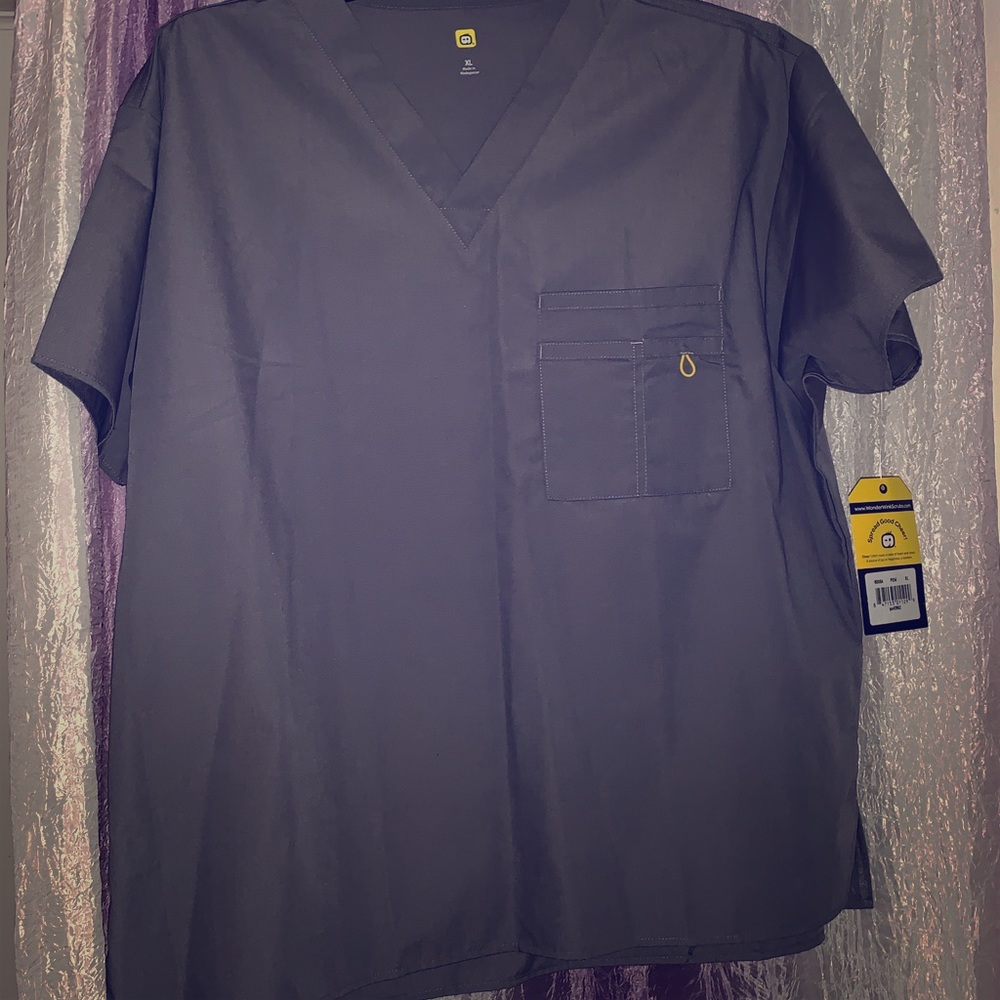 WonderWink Pewter Scrub Set Size XL